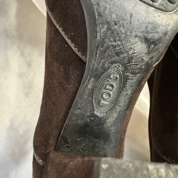 TOD'S Suede Ankle Boots - Picture 10 of 11